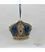 5.125" Glass Jeweled Crown