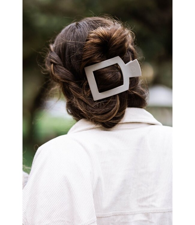 TELETIES Square Flat Hair Clip Large