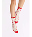 Candy Heart Socks - Ivory