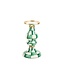 MACKENZIE CHILDS Check Pillar Candlestick