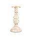 MACKENZIE CHILDS Check Pillar Candlestick