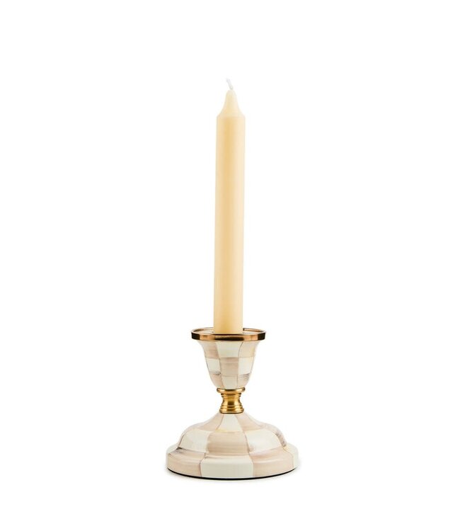 MACKENZIE CHILDS Check Short Candlestick