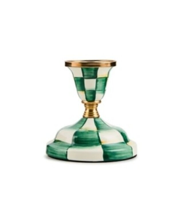 MACKENZIE CHILDS Check Short Candlestick