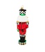 MACKENZIE CHILDS Courtly Classic Nutcracker Glass Ornament