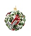 MACKENZIE CHILDS Cardinal Ball Glass Ornament