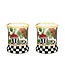MACKENZIE CHILDS Deck the Halls Tumbler - Sold Individually