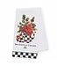 MACKENZIE CHILDS Poinsettia Tea Kettle Dish Towel