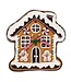 MACKENZIE CHILDS Gingerbread House Shaped Throw Pillow