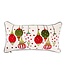 MACKENZIE CHILDS Festive Ornaments Lumbar Throw Pillow