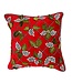 MACKENZIE CHILDS Holly Lattice Throw Pillow