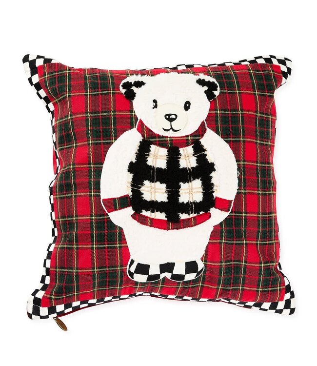 MACKENZIE CHILDS Cozy Bear Throw Pillow