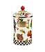 MACKENZIE CHILDS Deck the Halls Canister