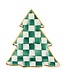 MACKENZIE CHILDS Spruce  Check Tree Dish