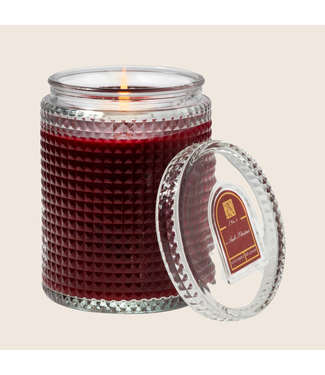 AROMATIQUE 15 Oz The Smell of Christmas - Textured Glass Candle with Lid AROMATIQUE 15 Oz The Smell of Christmas - Textured Glass Candle with Lid