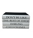 4 Vol. Don't Be Like Coco Chanel Quote Black Covers - Sold as Set
