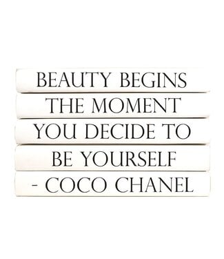 Beauty By Coco Chanel 5 Volume Set Black Covers