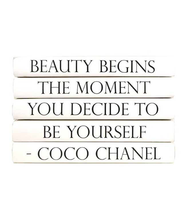 Beauty By Coco Chanel 5 Volume Set Black Covers