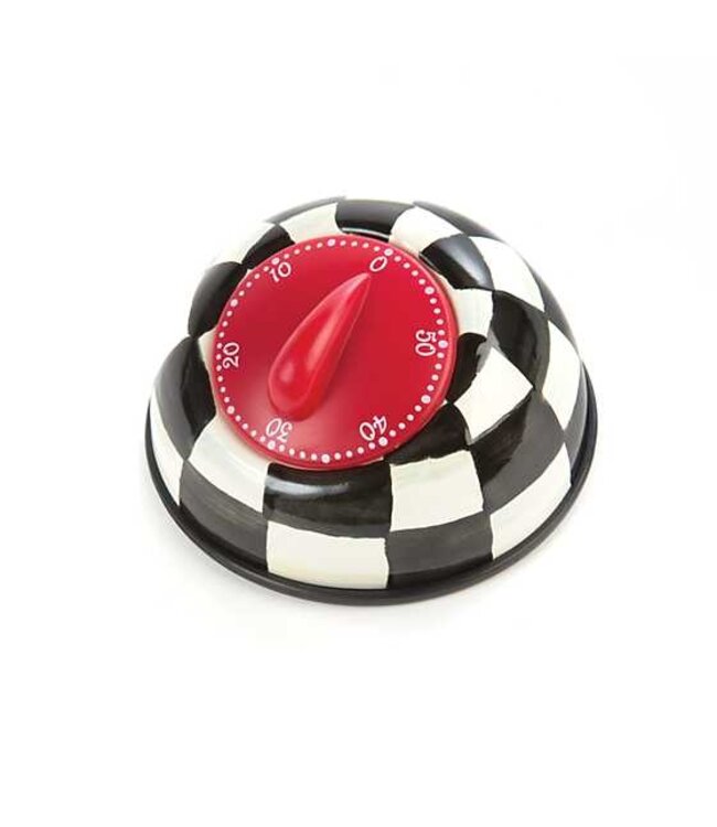 MACKENZIE CHILDS Courtly Check Kitchen Timer