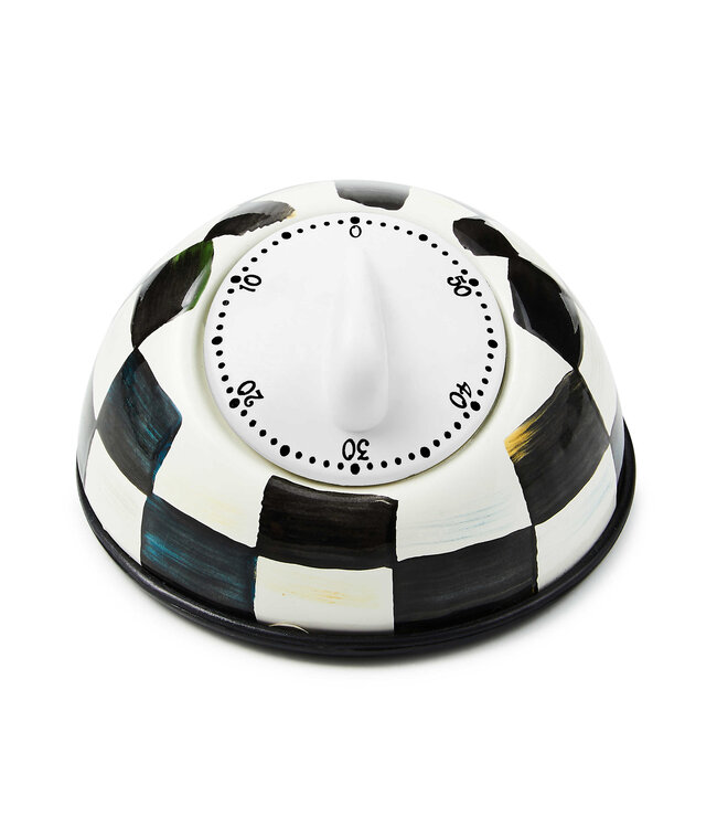MACKENZIE CHILDS Courtly Check Kitchen Timer