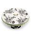 MACKENZIE CHILDS Butterfly Toile Large Pedestal Platter