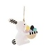 MACKENZIE CHILDS bunny ornament