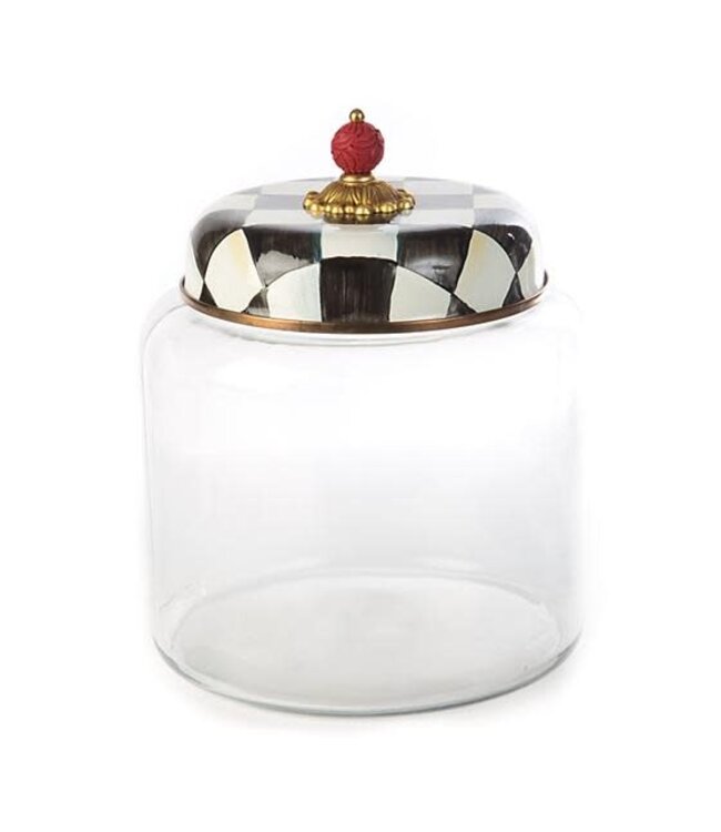 MACKENZIE CHILDS Courtly Check Storage Canister