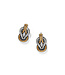 BRIGHTON Interlok Harmony Two Tone Post Earrings
