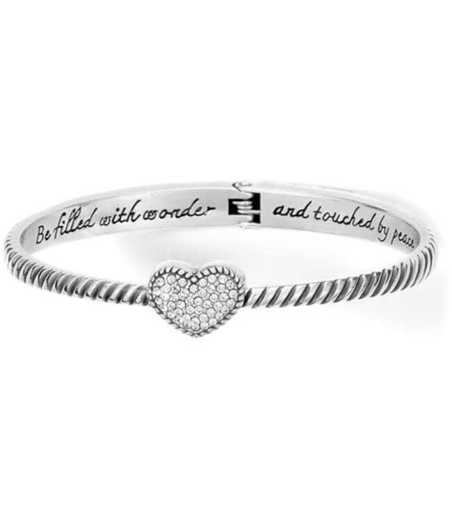 BRIGHTON Celestia Heart Hinge Bangle