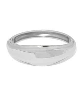 BRIGHTON Cascade Lumina Silver Hinged Bangle