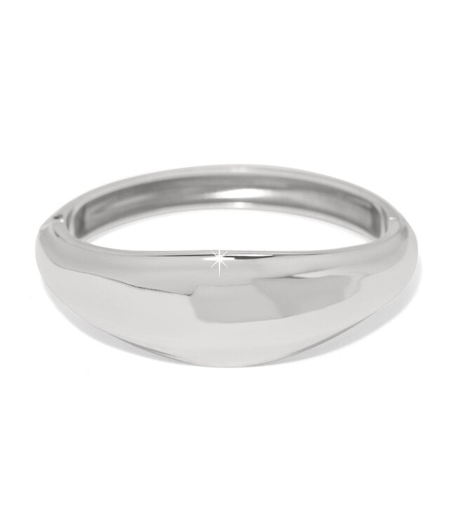 BRIGHTON Cascade Lumina Silver Hinged Bangle