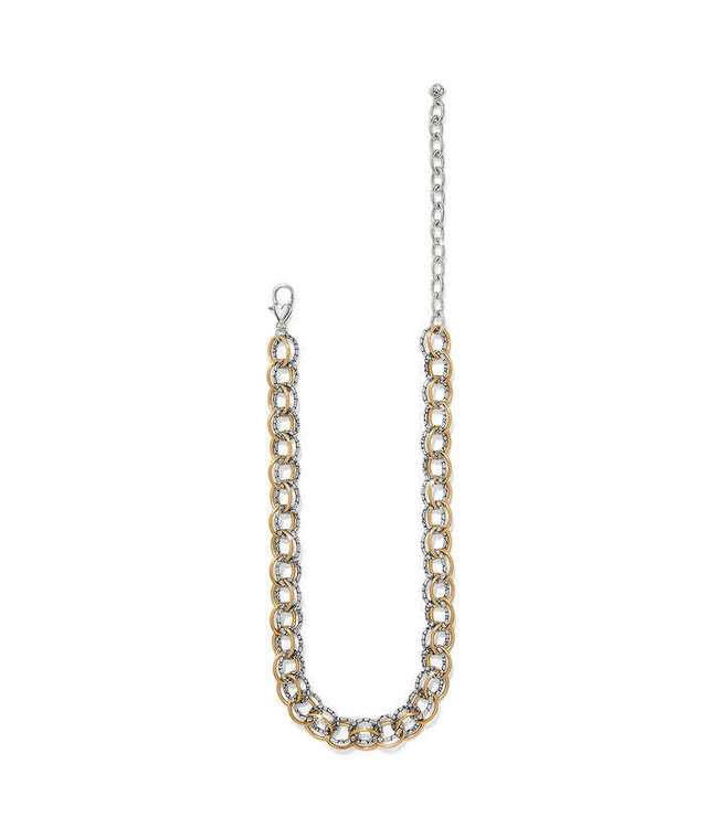 BRIGHTON Pebble Link Two Tone Necklace