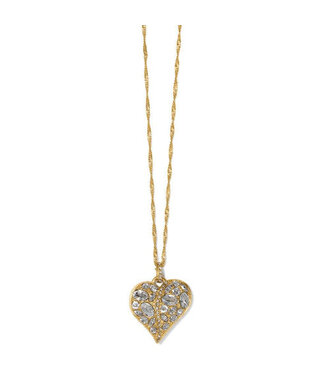 BRIGHTON Trust Your Journey Heart Necklace - Gold