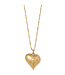 BRIGHTON Trust Your Journey Heart Necklace - Gold