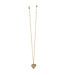 BRIGHTON Trust Your Journey Heart Necklace - Gold