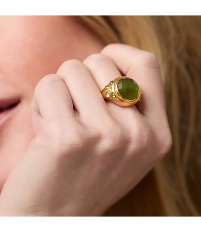 JULIE VOS Rainbow Statement Ring