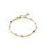KENDRA SCOTT Haven Heart Delicate Chain Bracelet Gold Multi Mix