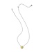 KENDRA SCOTT Softball Short Pendant Necklace Silver
