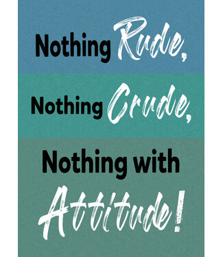 Nothing Rude Crude Greeting Card