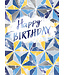 Geometric Stars Birthday Card
