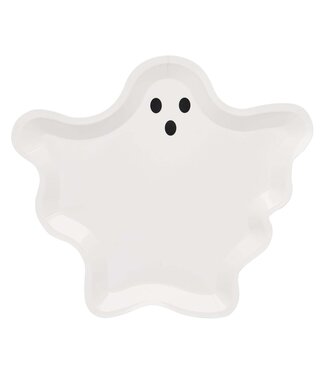 Ghost Die Cut Salad Plate Boo Treats