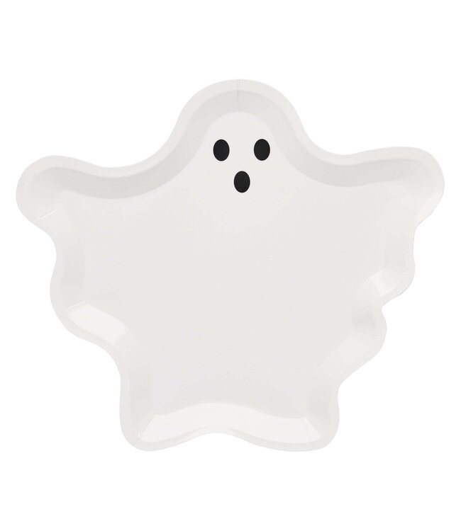 Ghost Die Cut Salad Plate Boo Treats