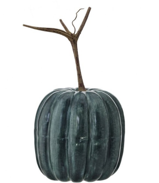 7.5"LX7.5"WX6"H LATEX HARVEST VINE PUMPKIN BLUE