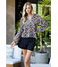 Jessa Long Sleeve Cheetah Print Top