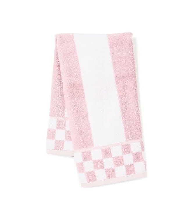 MACKENZIE CHILDS Rosy Stripe Hand Towel
