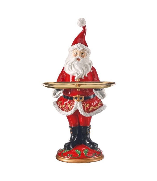 23" Resin Santa Holding Tray
