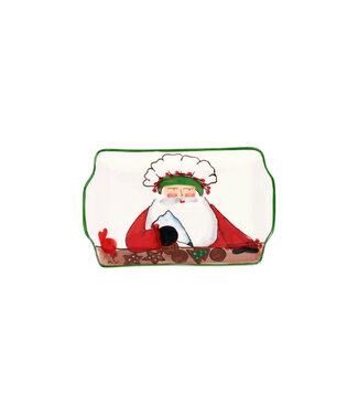 VIETRI Old St. Nick 2025 Limited Edition Rectangular Platter VIETRI Old St. Nick 2025 Limited Edition Rectangular Platter