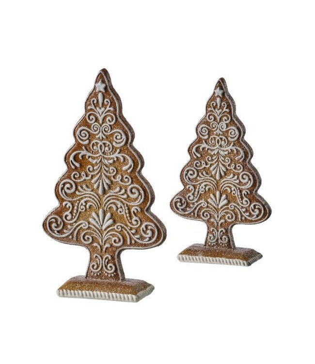 Resin Gingerbread Tree - Sold Individually