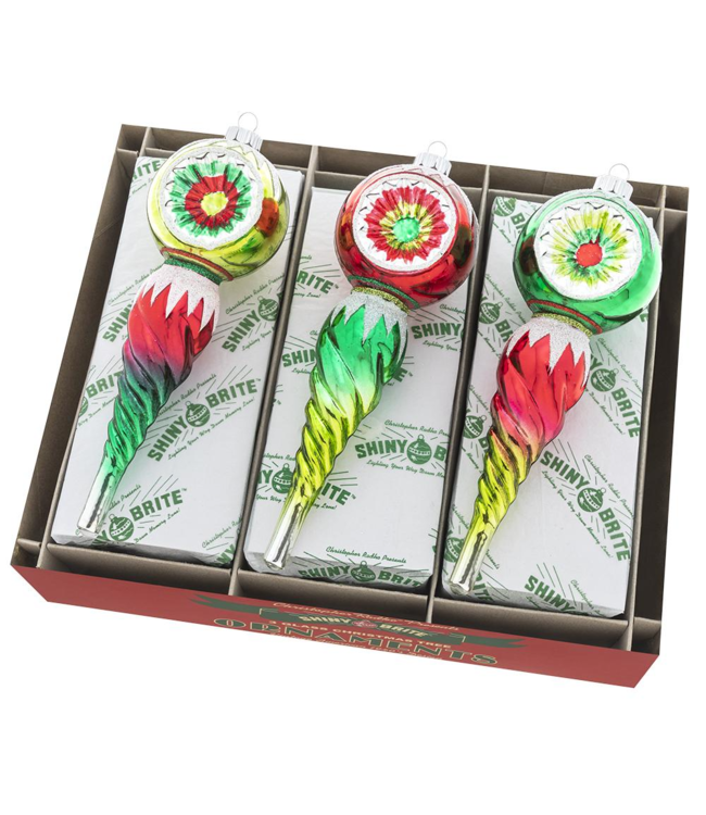 Holiday Splendor 3 Count 7" Reflector Icicles