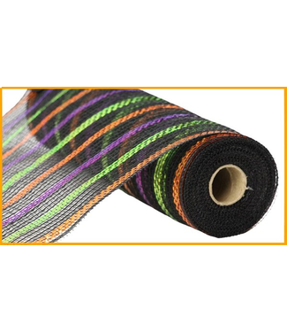 10.25"X10yd Metallic Poly/Faux Jute Mesh Ribbon