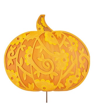 THE ROUND TOP COLLECTION Orange Lace Pumpkin